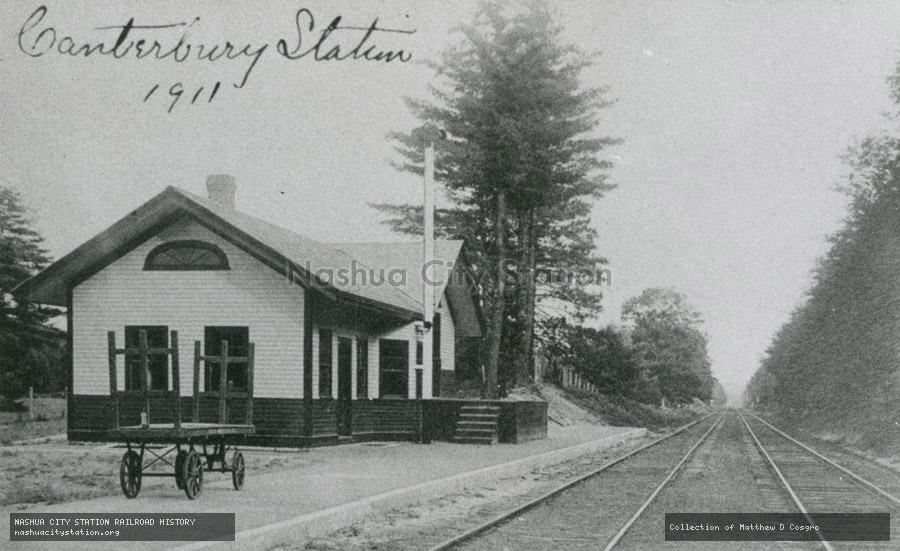Postcard: Canterbury station